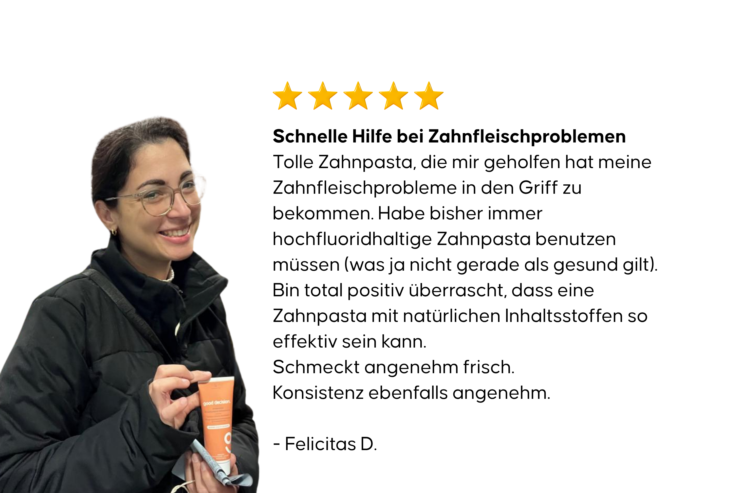 good decision. - Amazonas Drachenblut Zahncreme