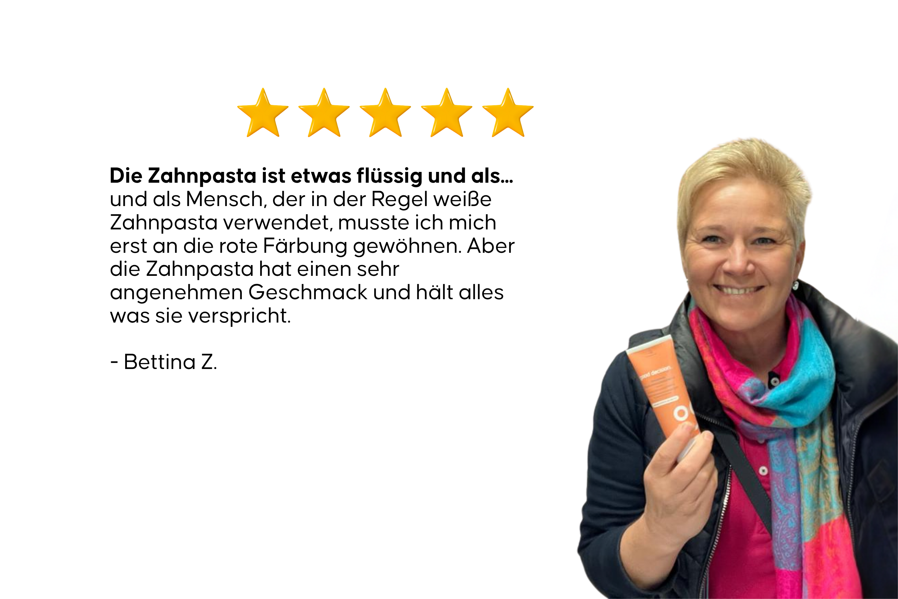 good decision. - Amazonas Drachenblut Zahncreme