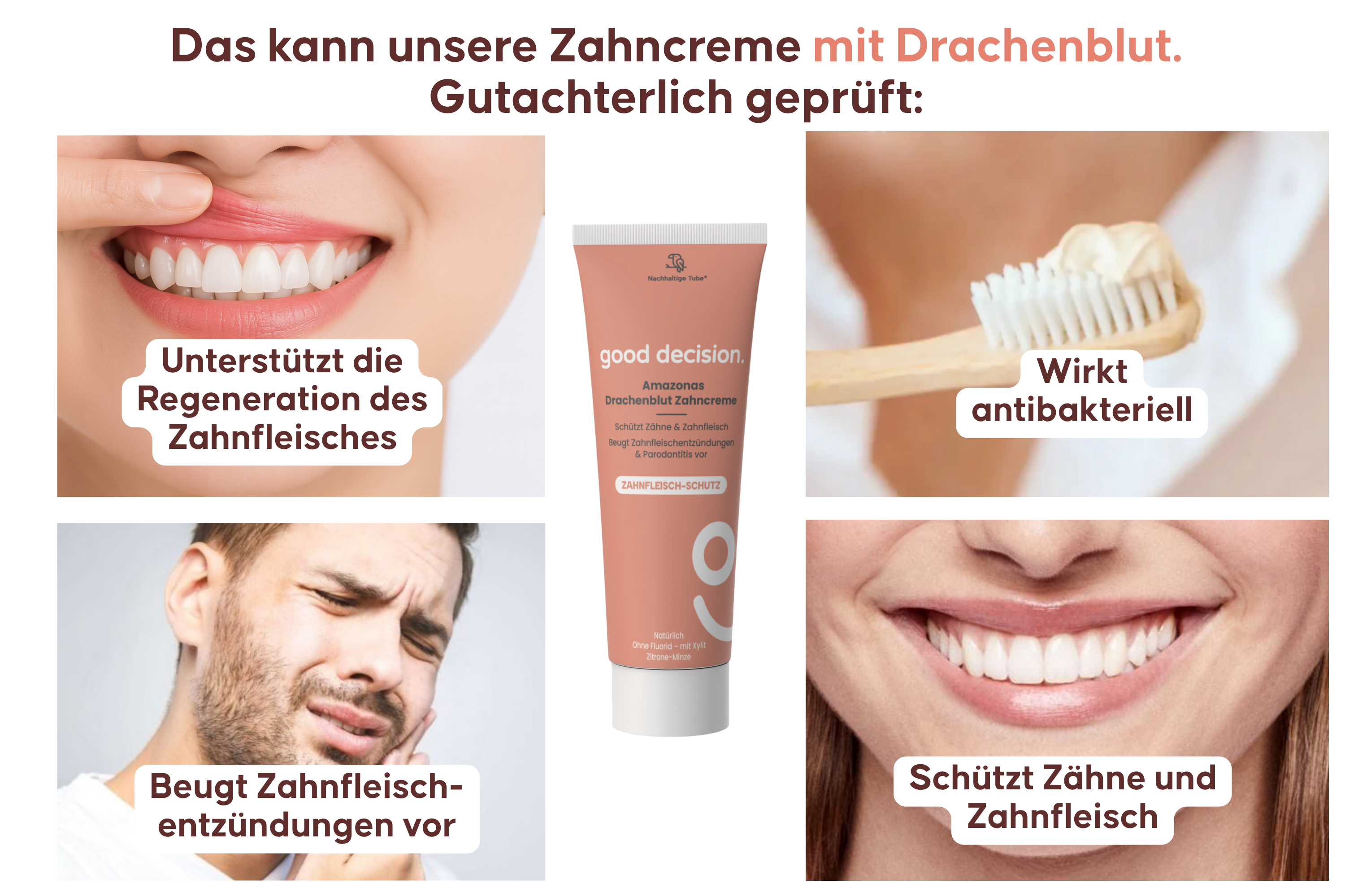 good decision. - Amazonas Drachenblut Zahncreme