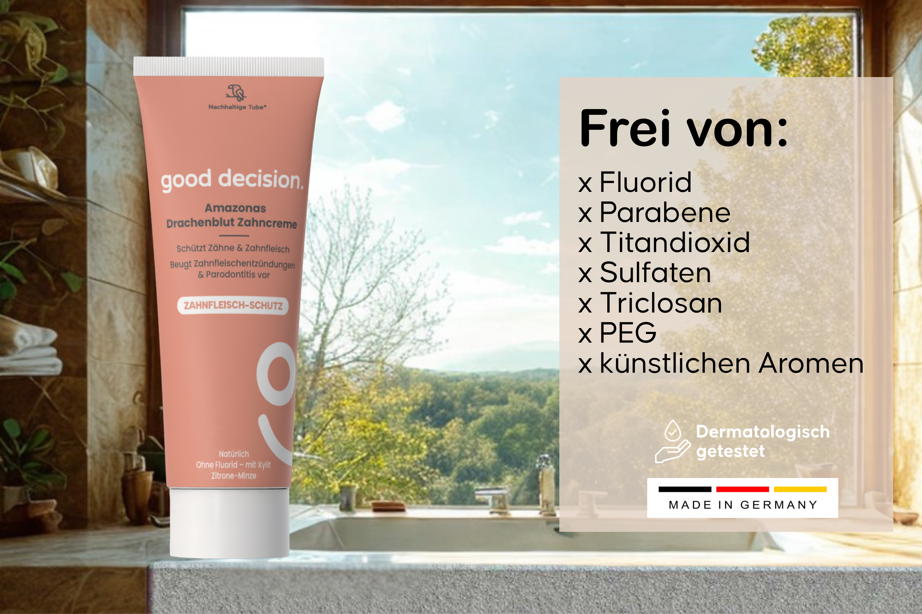 good decision. - Amazonas Drachenblut Zahncreme