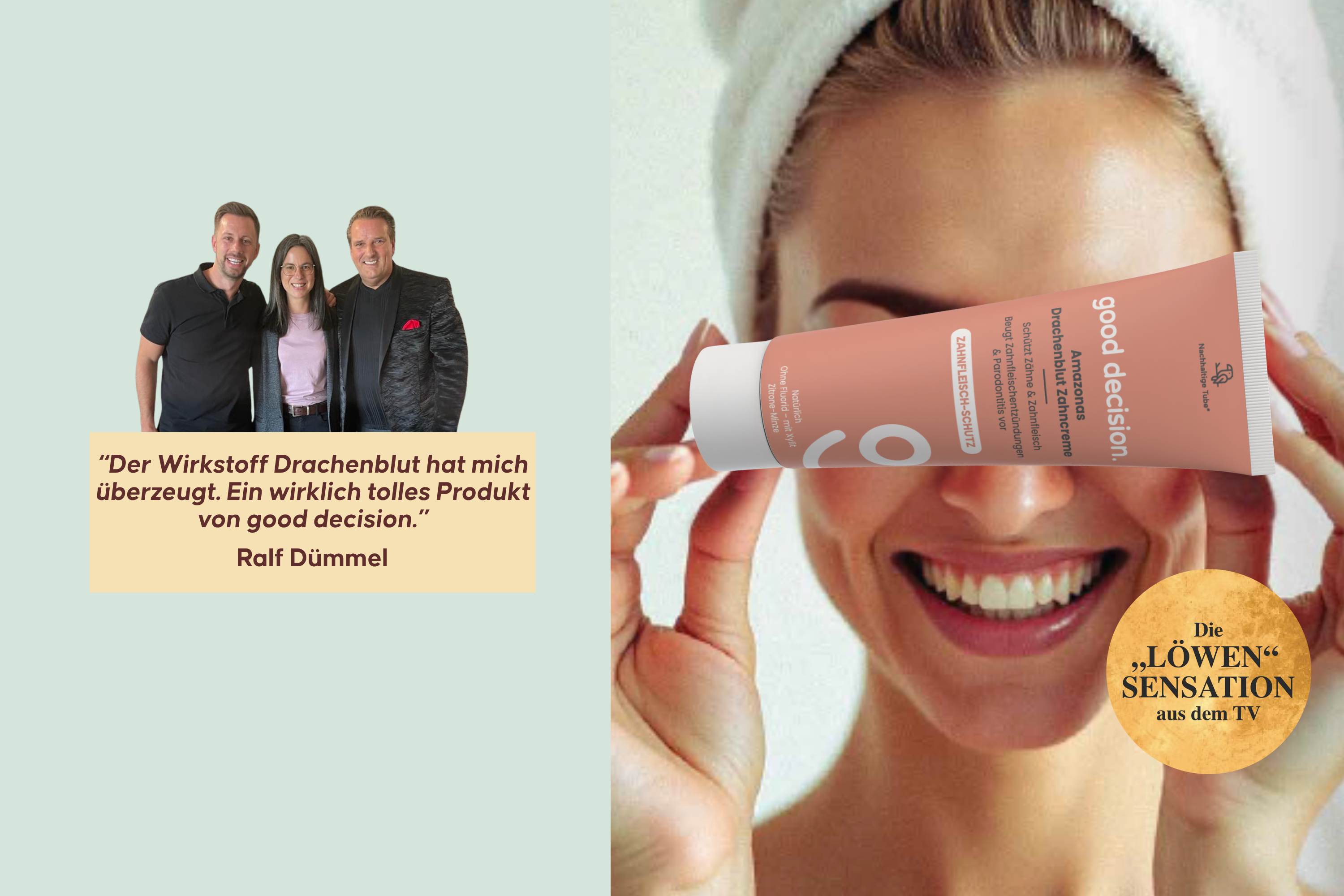 good decision. - Amazonas Drachenblut Zahncreme