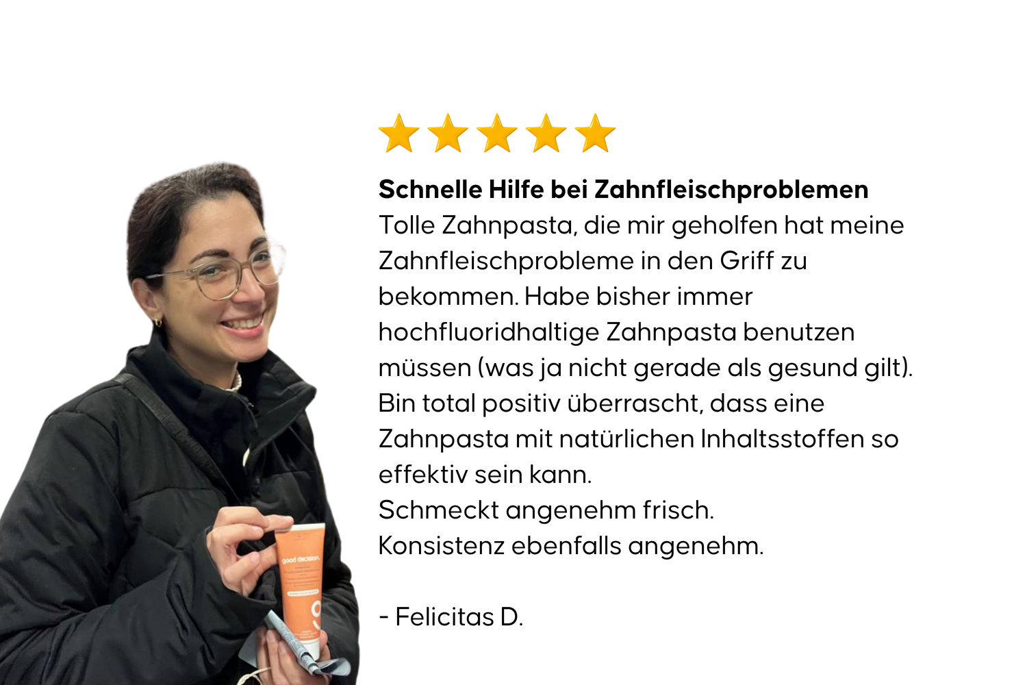 good decision. - Amazonas Drachenblut Zahncreme